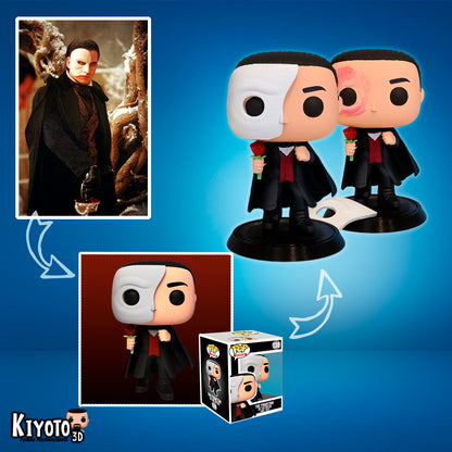 Figura 3d funko pop personalizada hecha a mano con todo detalle