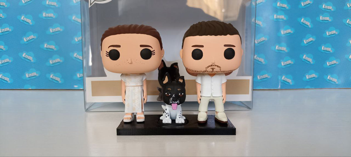 Figuras de boda funkos personalizados con mascota