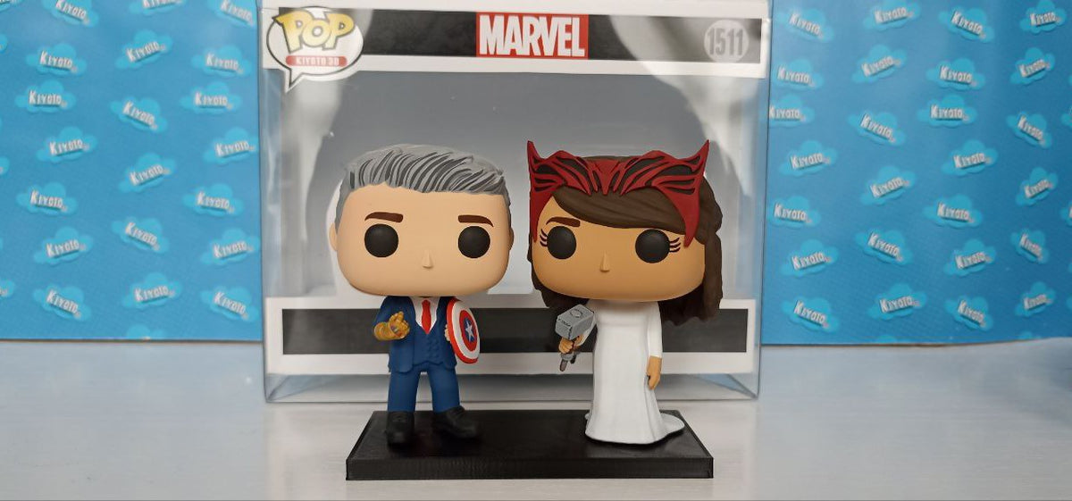 Pareja de Funkos personalizados de boda hechos a mano